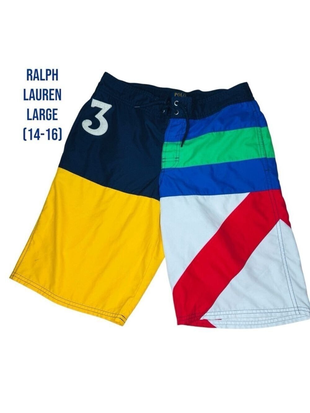 Ralph Lauren Swim Trunks Large 14 16